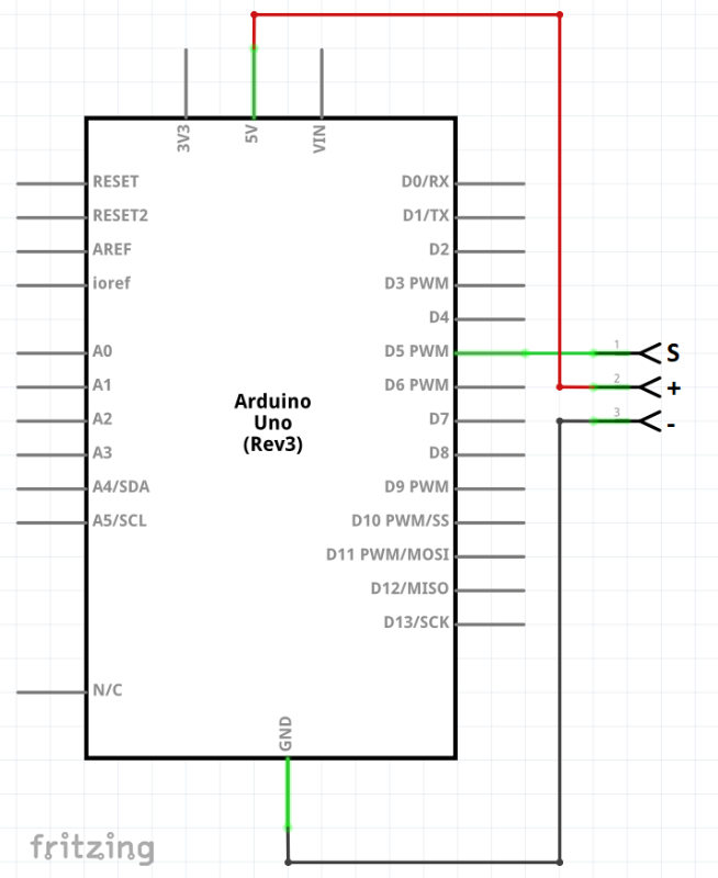 Modul 3W LED diody schéma