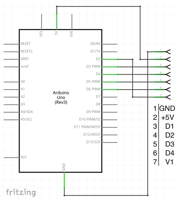 Schéma zapojení dálkového ovládání bezdrátového 433 MHz