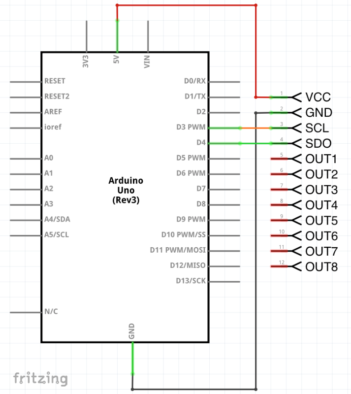Schéma zapojení Arduino Dotykové kapacitní klávesnice TTP229