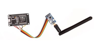 Bezdrátový vysílač a přijímač 433 MHz s anténou, CC1101
